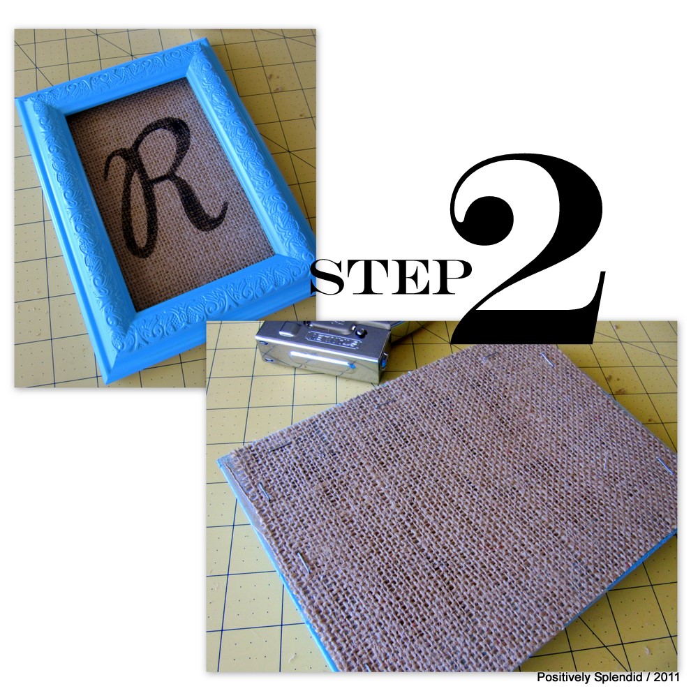 Framed Burlap Earring Holder Tutorial Positively Splendid